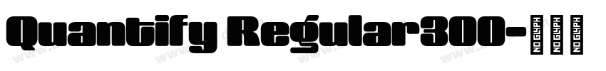 Quantify Regular300字体转换 Quantify Regular300字体转换